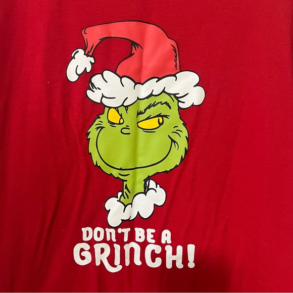 Grinch Don’t Be a Grinch Christmas Pajama Set Women’s XL - Picture 14 of 16